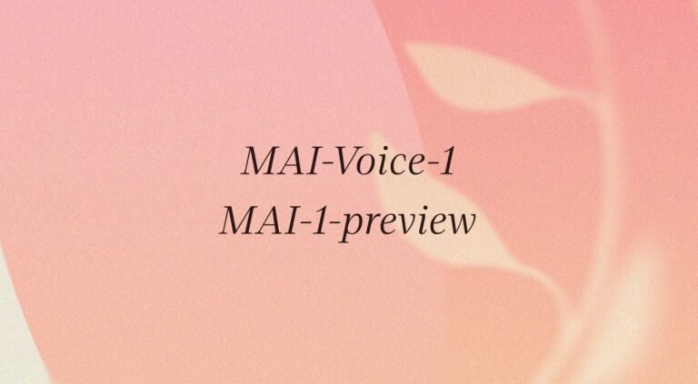 MAI-Serisi: Microsoft’un Kendi Modelle güçlendirdiği Yapay Zeka Ekosistemi