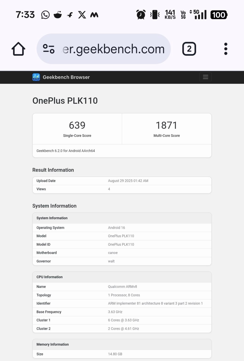 OnePlus 15: Snapdragon 8 Elite 2 ile Gelen Yeni Amiral ve Geekbench Görünümü