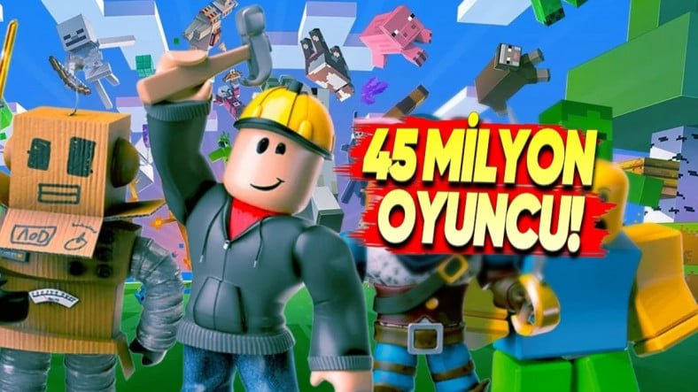 Roblox 45 Milyon Eş Zamanlı Oyuncu ile Steam’i Geride Bıraktı