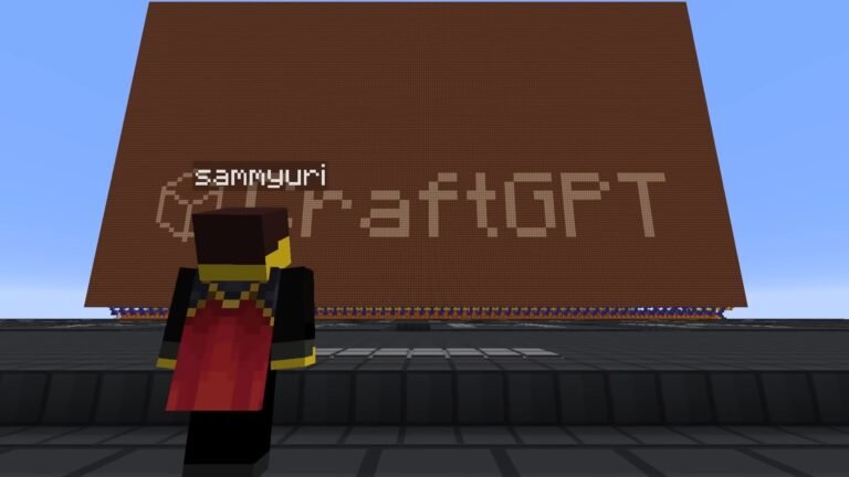 CraftGPT: Minecraft’te Redstone ile Çalışan Yapay Zeka Sohbet Botu Deneyi