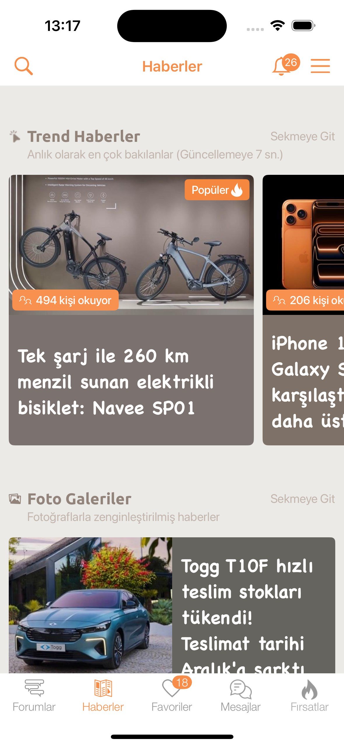 DH Haber Gündeminde Yeni Özelliklerle DonanımHaber iOS Uygulaması Güncellendi