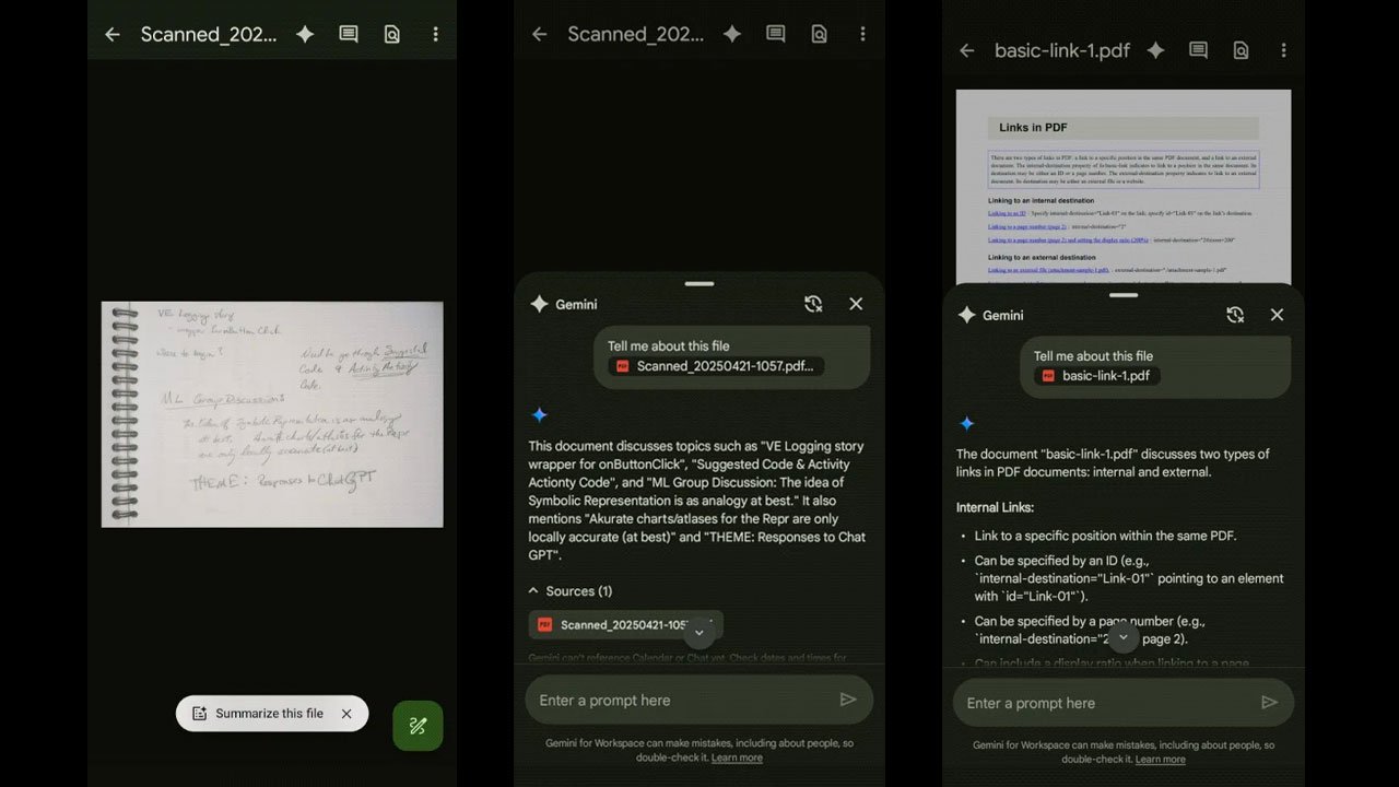Gemini Entegrasyonu: Google Drive Mobil Uygulamalarında Yapay Zeka Destekli Dosya Yönetimi