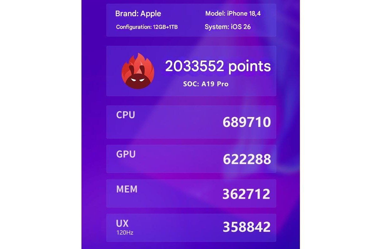 iPhone 17 Air: AnTuTu Sonuçları ve Bellek Odaklı Performans Analizi