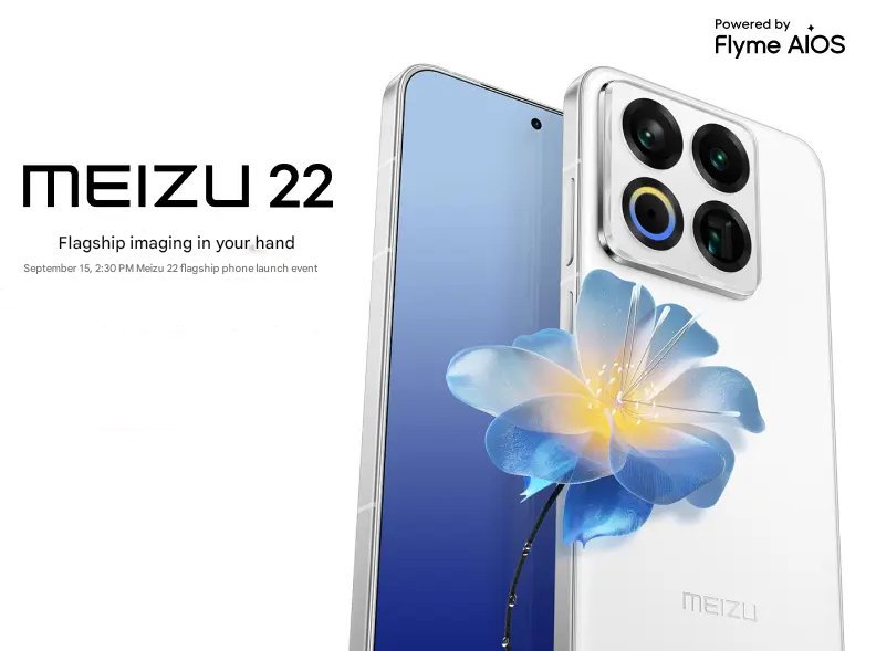 Meizu 22'in Tasarım ve Performans Detayları Netleşti: Dört Yönlü Kamera ve Ultra İnce Çerçeve