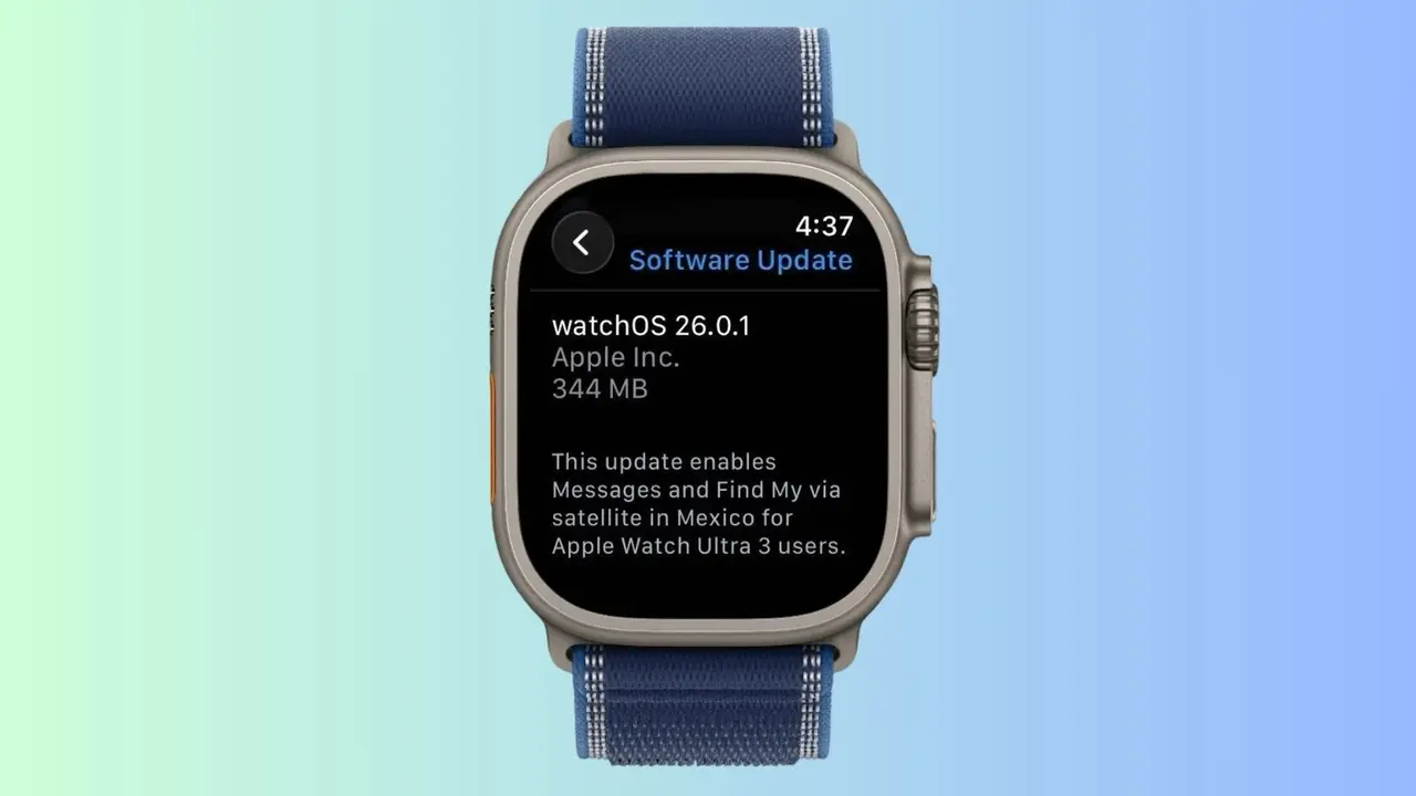 watchOS 26.0.1: Sınırlı Yayın — Ultra 3 ve Uydu Mesajlaşmasıyla Gelen Güncel Özellikler