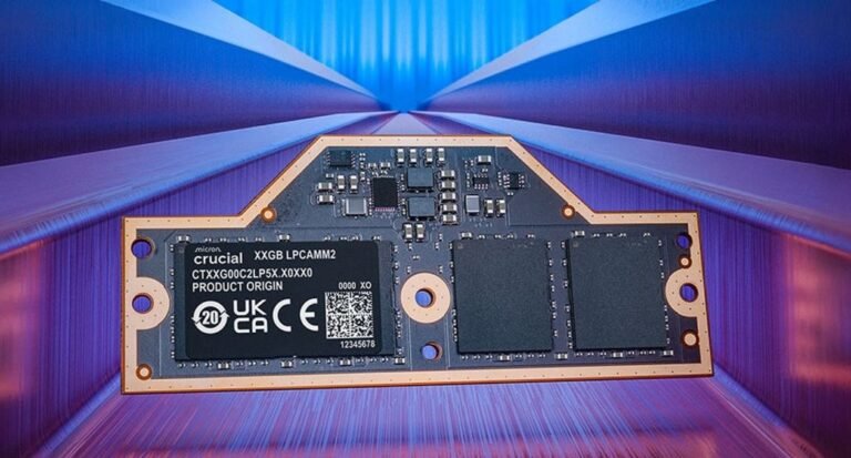 Crucial LPCAMM2: 64 GB’a Kadar Yüksek Verimlilikli DDR5 Türevli Bellekler