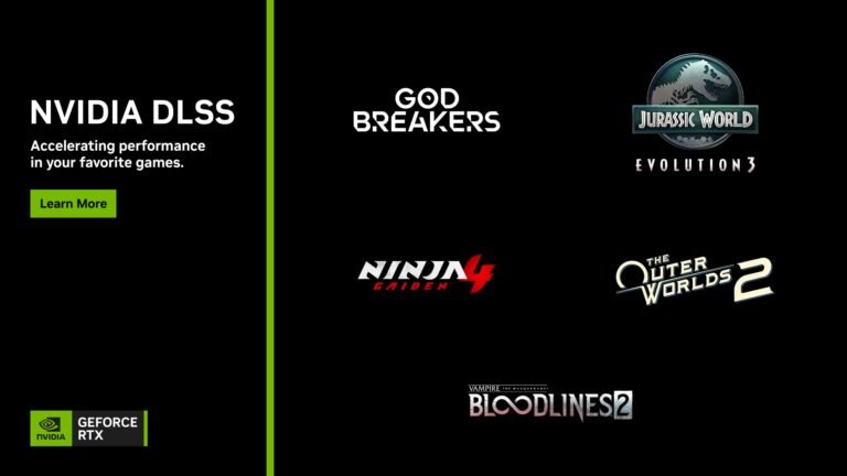 DLSS 4 Destekli Yeni Oyun Duyuruları ve RTX ile Geliştirilmiş Deneyimler
