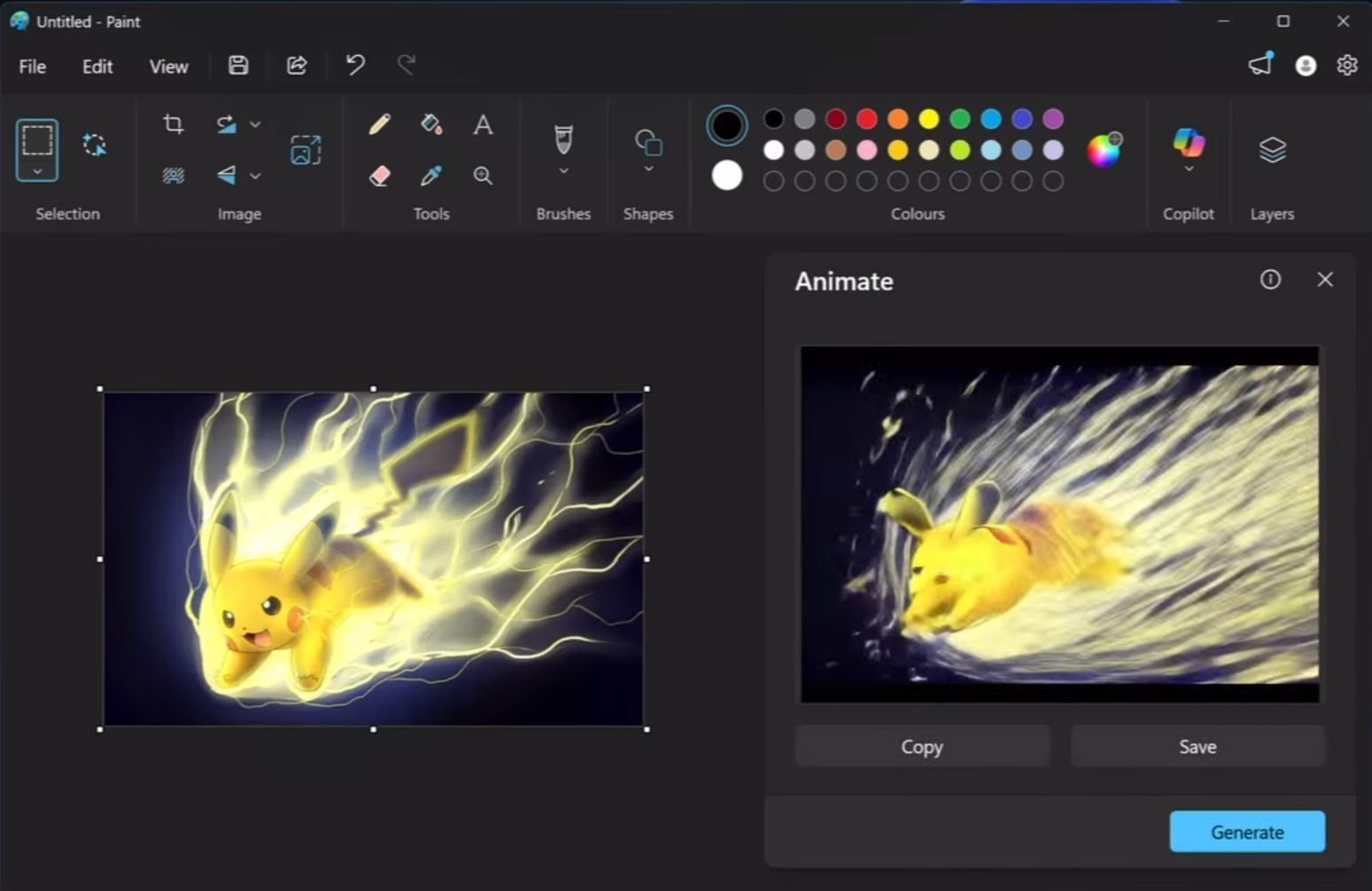 Windows Paint’e Yapay Zeka Destekli Animasyon Özelliği: GIF’e Dönüşüm Anlık ve Otomatik