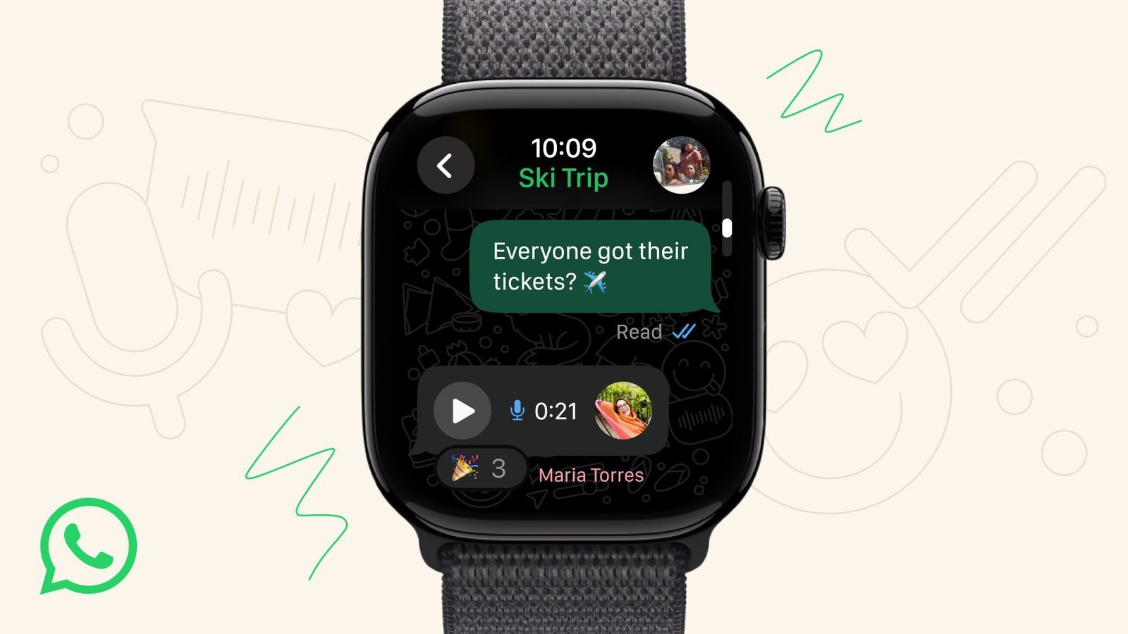Apple Watch İçin WhatsApp: Bildirimler ve Mesajlar Genişletildi