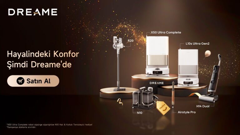 Dreame Kasım Kampanyası: Akıllı Ev ve Kişisel Bakım Ürünlerinde Avantajlı Fiyatlar