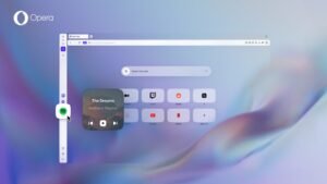 Opera One ile Spotify Senkronizasyonlu Sonic Tema: Müzik Temalı Dinamik Arayüz