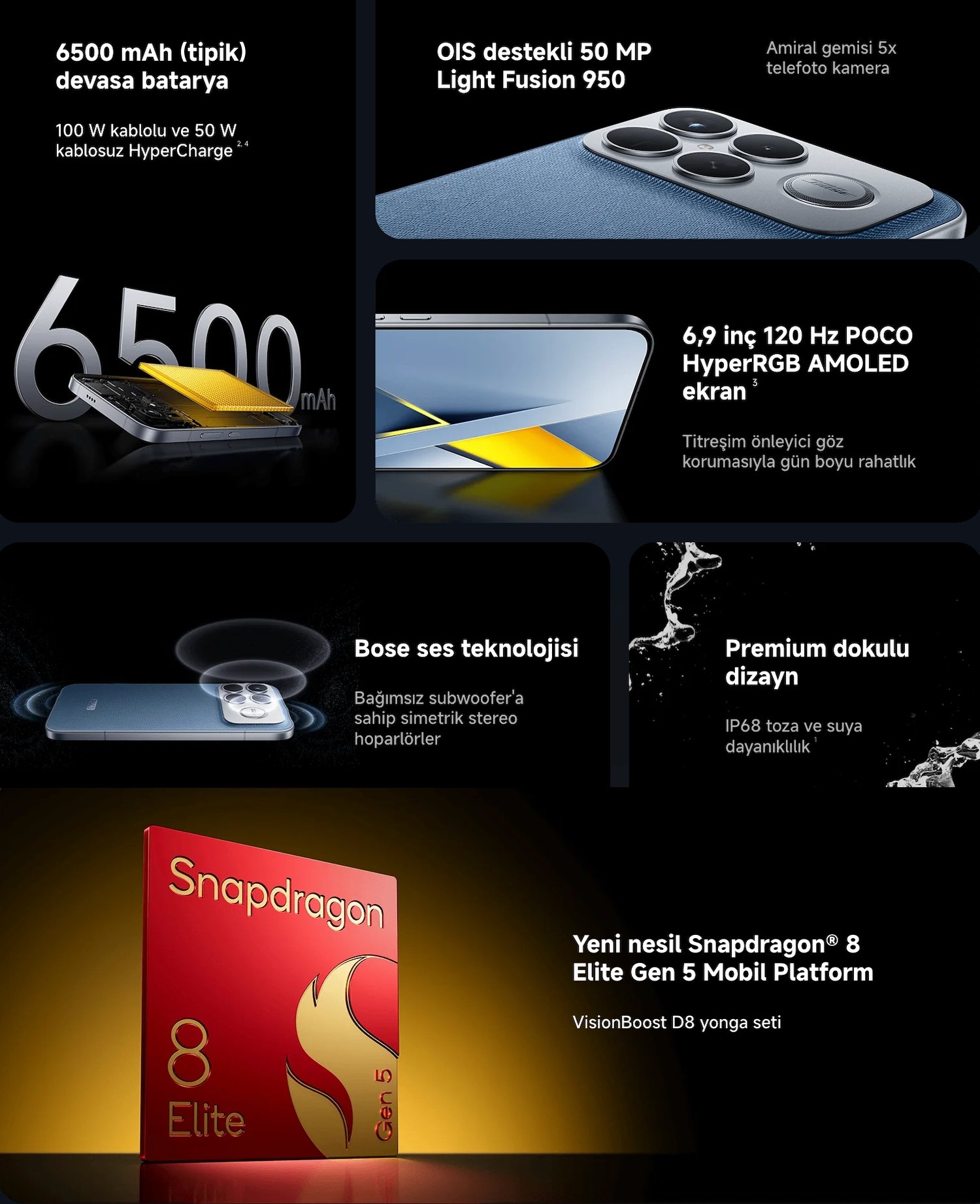 POCO F8 Serisi: Ultra ve Pro Modelle Türkiye'de Sahneye Çıkıyor - HyperOS 3 ile Yeniden Tanımlanan Deneyim