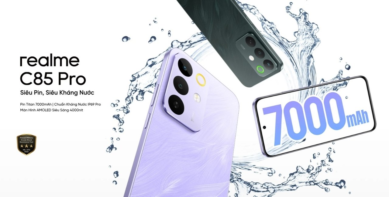 Realme C85 Serisi Vietnam’da Resmen Tanıtıldı: C85 Pro ve C85 5G ile Fiyat-Performans Dengesi
