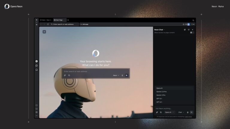 Opera Neon: Yapay Zeka Entegrasyonuyla Deneysel Tarayıcının Genel Erişime Açılması