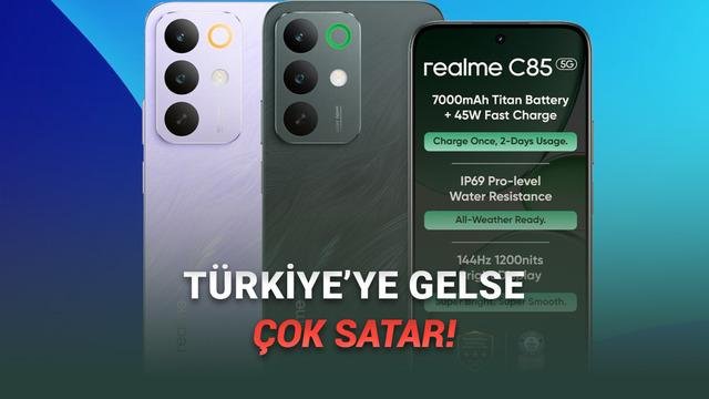 realme C85 5G: Uygun Fiyata Yüksek Performans ve Uzun Ömürlü Batarya