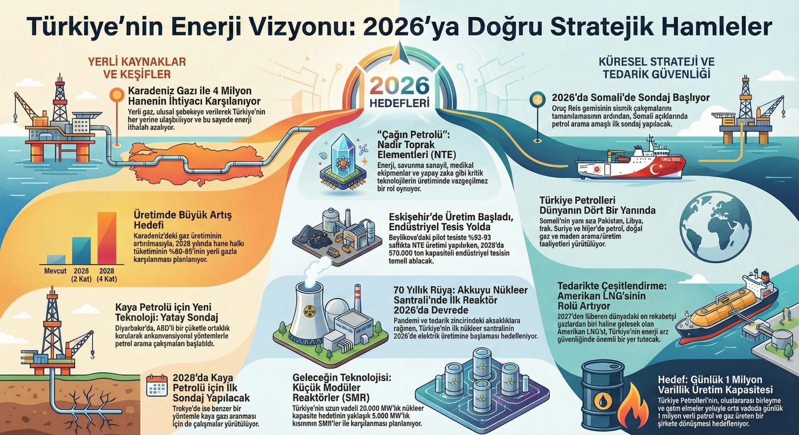 2026 Türkiye Enerji Stratejisi: Yüzde Yüz Yerli ve Geleceğe Odaklanan Yol Haritası