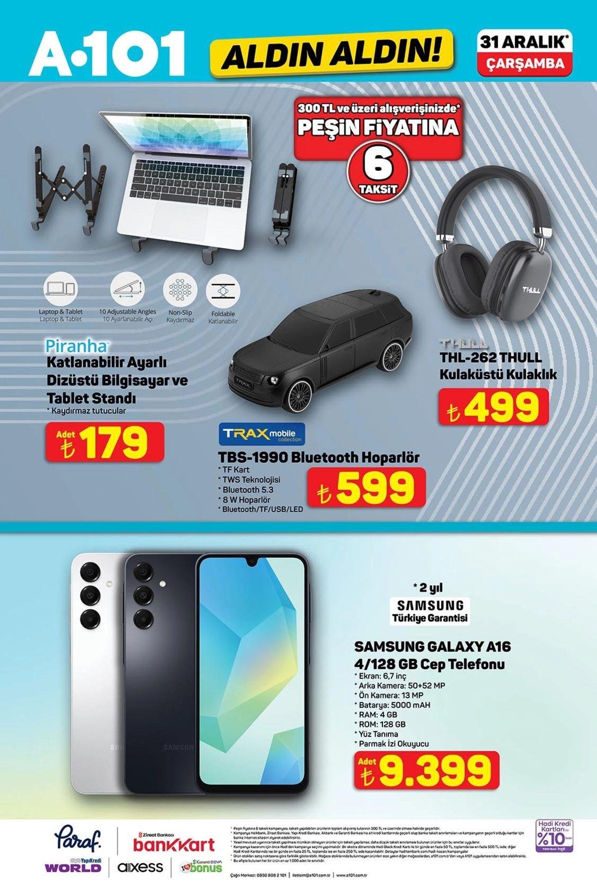 A101’lerde Galaxy A16: Uygun Fiyatlı Orta Segmentin Yeni Yıldızı