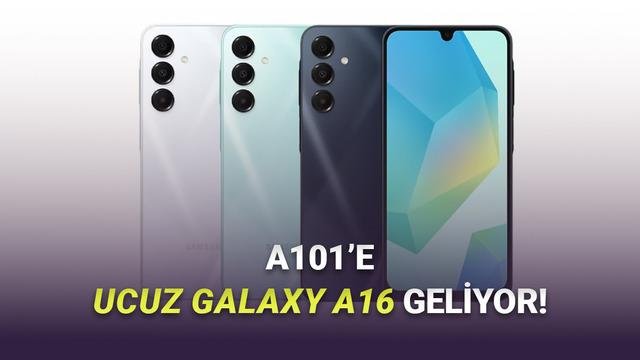 A101’lerde Galaxy A16: Uygun Fiyatlı Orta Segmentin Yeni Yıldızı