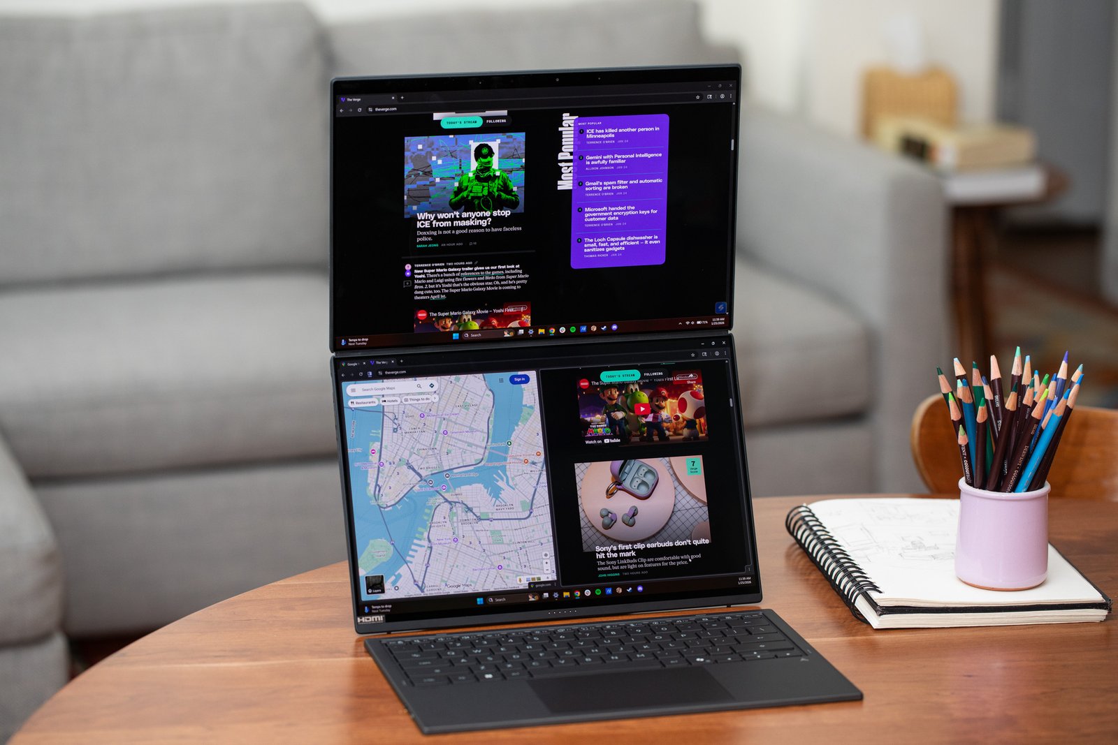Çift Ekranlı Dizüstü Bilgisayarlar: Hareket Halindeyken Sorunsuz Verimlilik Üzerine Yakından Bakış
