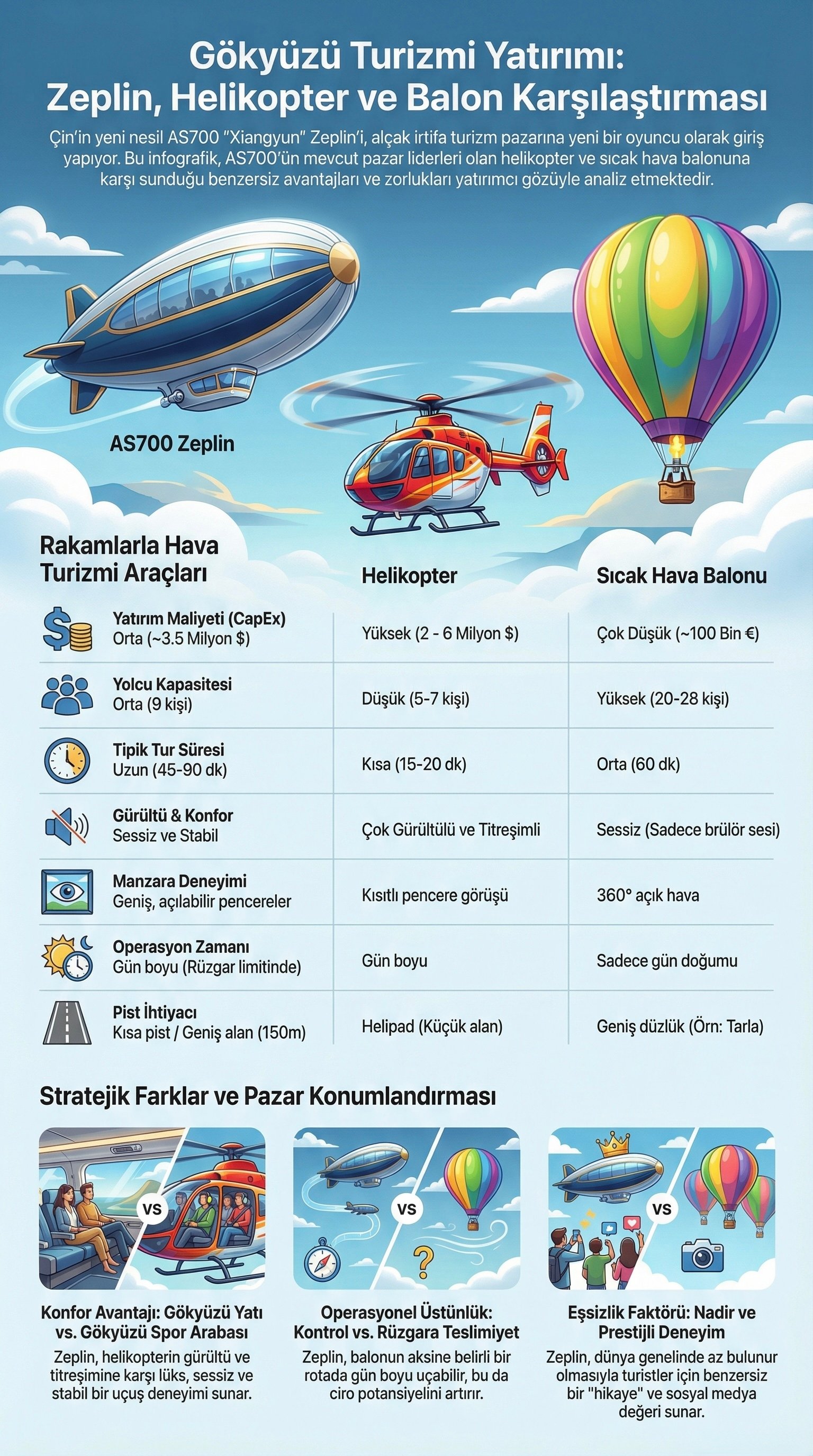 Hava Gemileriyle Düşük Miyatlı Taşımacılığın Yeni Ufku: Zeppelin NT ve AS700