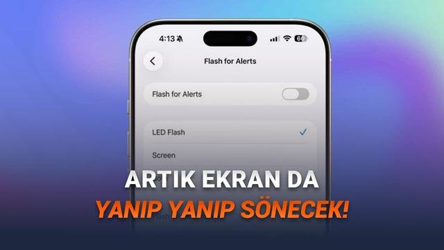 iOS 26.2 Güncellemesiyle Uyarılar İçin Flaş Özelliği Genişledi