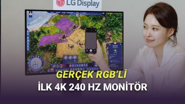 LG’nin Şerit RGB OLED Monitörü: Gerçek RGB ile 4K 240 Hz Deneyimi