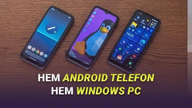 NexPhone: Android ve Windows 11 İç içe Geçmiş Yeni Nesil Cihaz