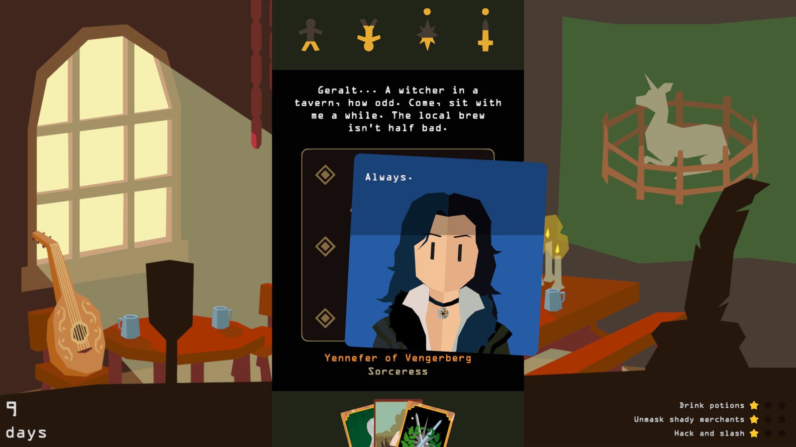 Reigns: The Witcher ile Witcher Evrenine Farklı Bir Bakış: Mobil-Sayıtlı Deneyim ve Hikaye Odaklı Oyun İçeriği
