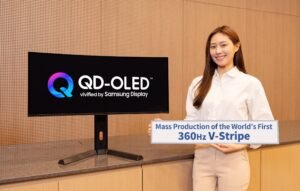 Samsung Announces Groundbreaking 360 Hz V-Stripe QD-OLED Panels for 2026 Monitors