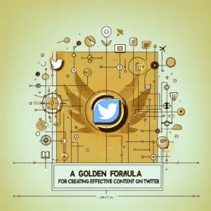 Twitter için SEO uyumlu bir başlık önerisi: 

“Twitter’da Etkili İçerik Üretmenin Altın Formülü