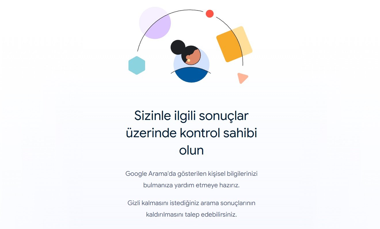 Sizinle İlgili Sonuçlar ve NCEI: İnternet Takip ve İçerik Silme Süreçleri