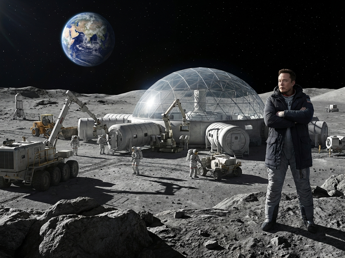 SpaceX Ay Odaklı Programını Hızlandırıyor: Mars Erteleniyor, Ay Üssü Öncelikli