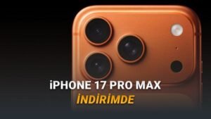 Amazon’da İndirimli iPhone 17 Pro Max 2 TB Kozmik Turuncu Görünümde