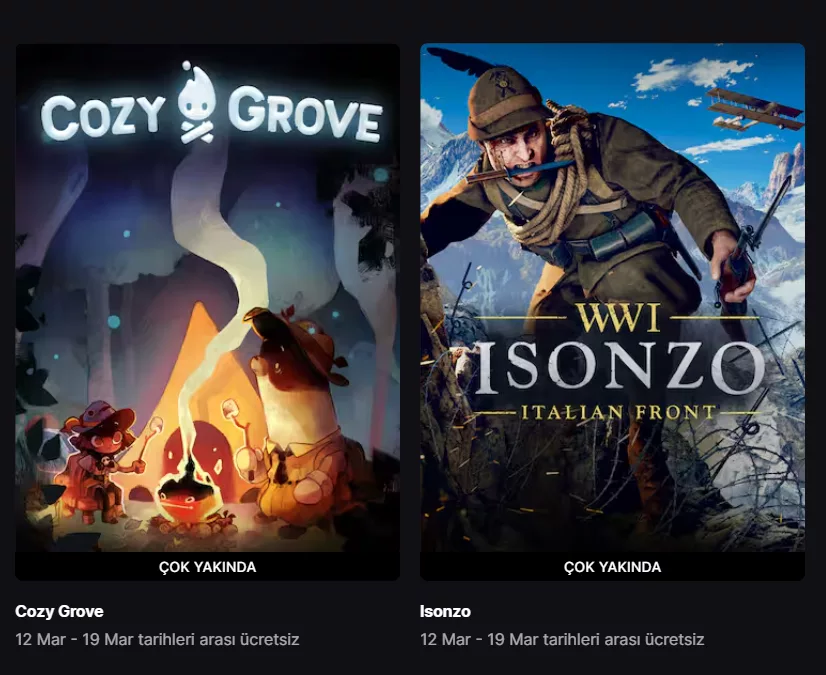 Epic Games Haftası: Ücretsiz Oyunlar ve Kütüphanenize Ekleme Şansı (12-19 Mart)