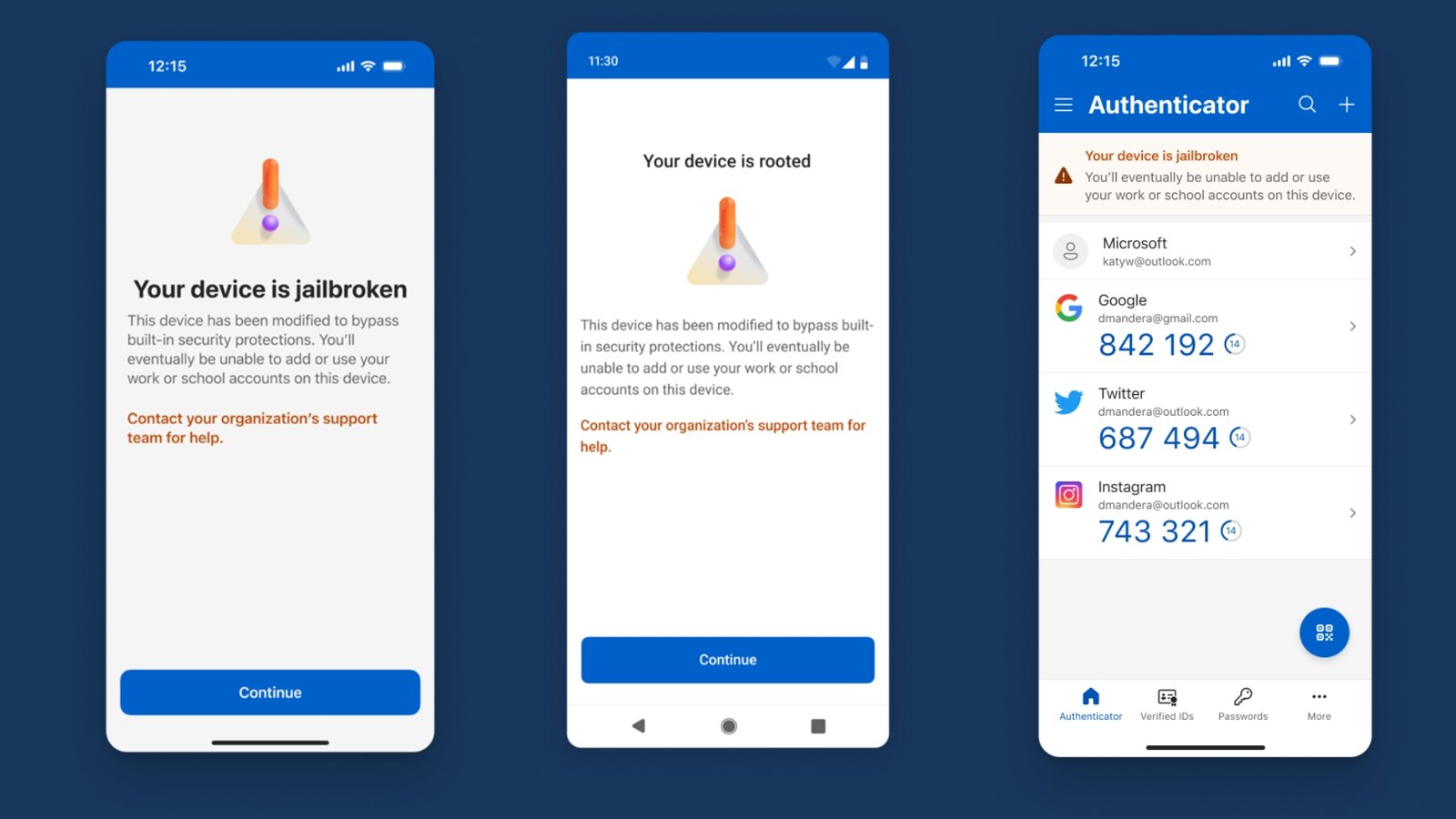 Microsoft Authenticator Güncellemesi: Root/Jailbreak Cihazlarda Destek Kesiliyor