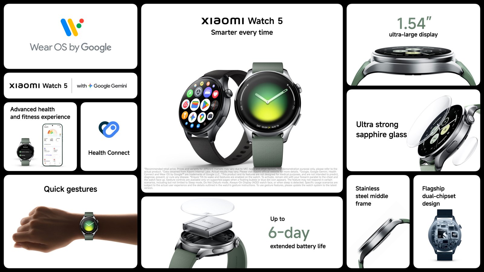 Xiaomi Watch 5 Türkiye’de: Küresel Lansman, Özellikler ve Fiyat