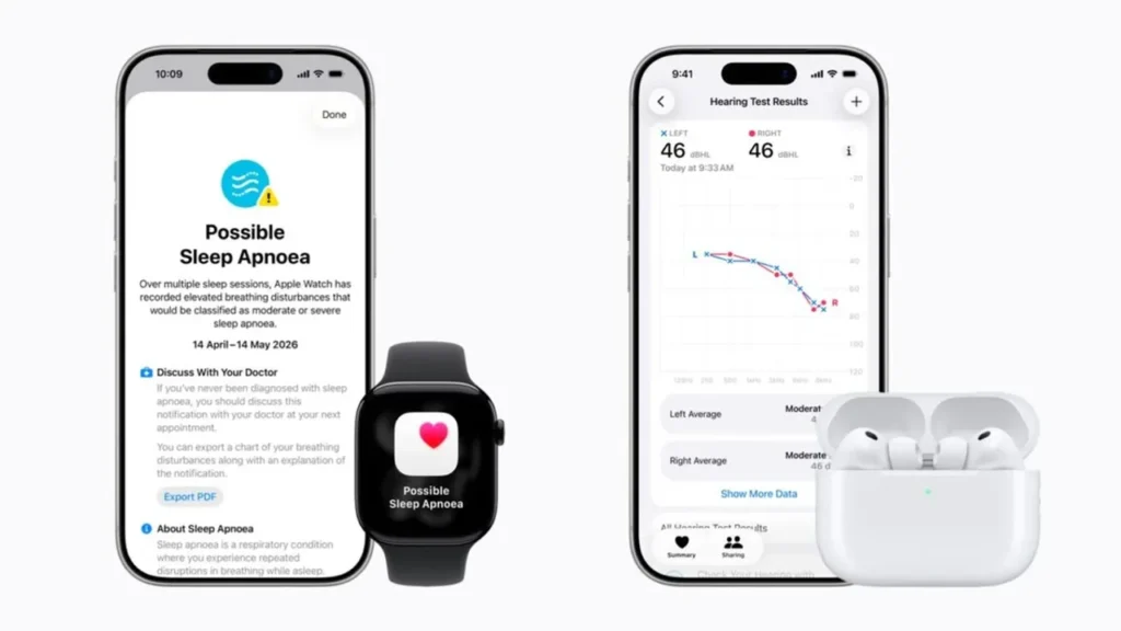 Apple Sağlık Özellikleri: Uyku, İşitme ve Hipertansiyon Takibi Küresel Yayında