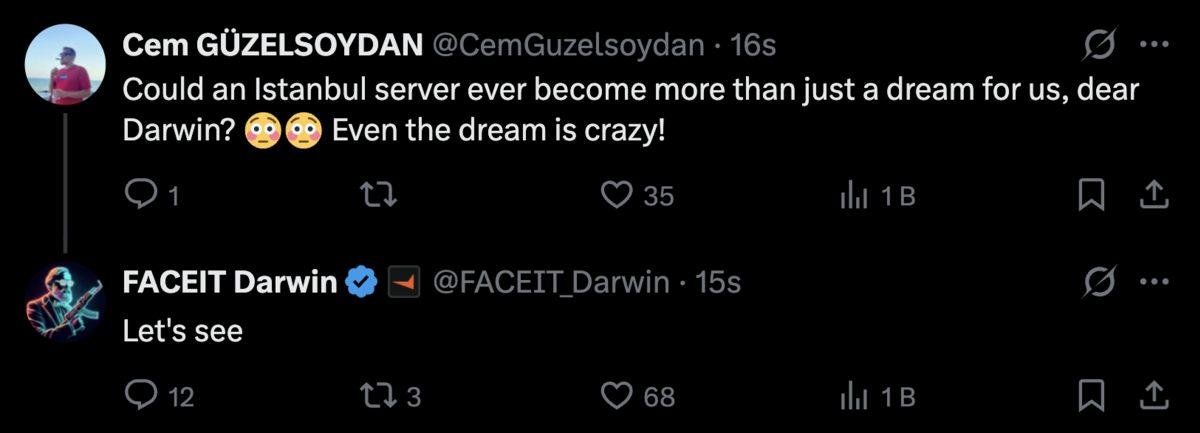 FACEIT İstanbul Sunucuları ve Türkiye İçin Yeni Umutlar