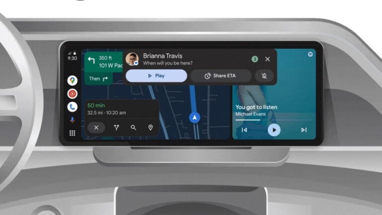 Google Haritalar İçin Android Auto’da Yeni Görsel Rota İyileştirmeleri