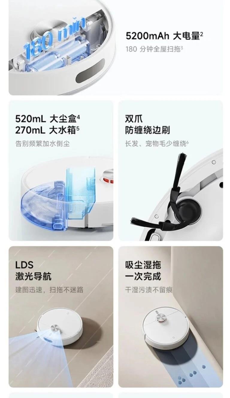 Mijia Robot Vacuum Cleaner 4: Yüksek Emiş Gücü, Uygun Fiyatla Yeni Nesil Temizlik