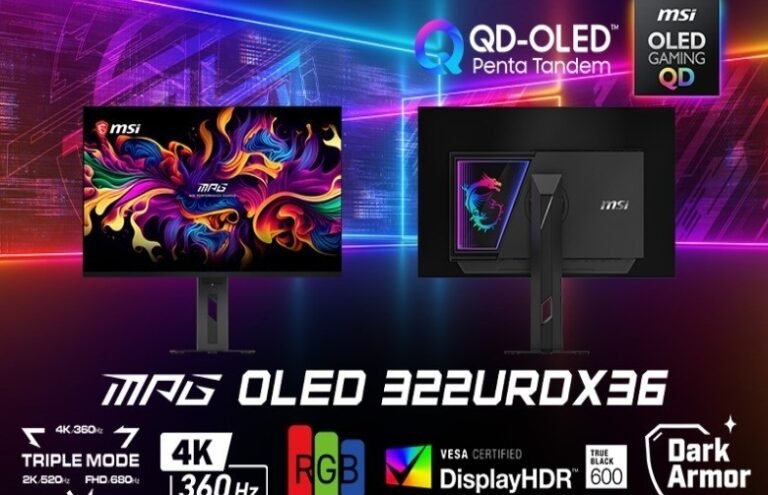 MSI MPG OLED 322URDX36: 32” 4K 360 Hz QD-OLED ile Yeni Nesil Görüntü Deneyimi