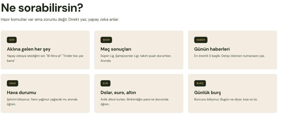 Sivilde: Askere Giderken Gündemi Yanında Taşımayan SMS Tabanlı Yapay Zeka Hizmeti