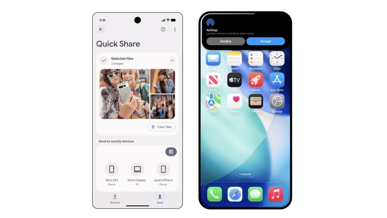 AirDrop Benzeri Quick Share: Android ve iPhone Arasındaki Dosya Paylaşımı Genişliyor