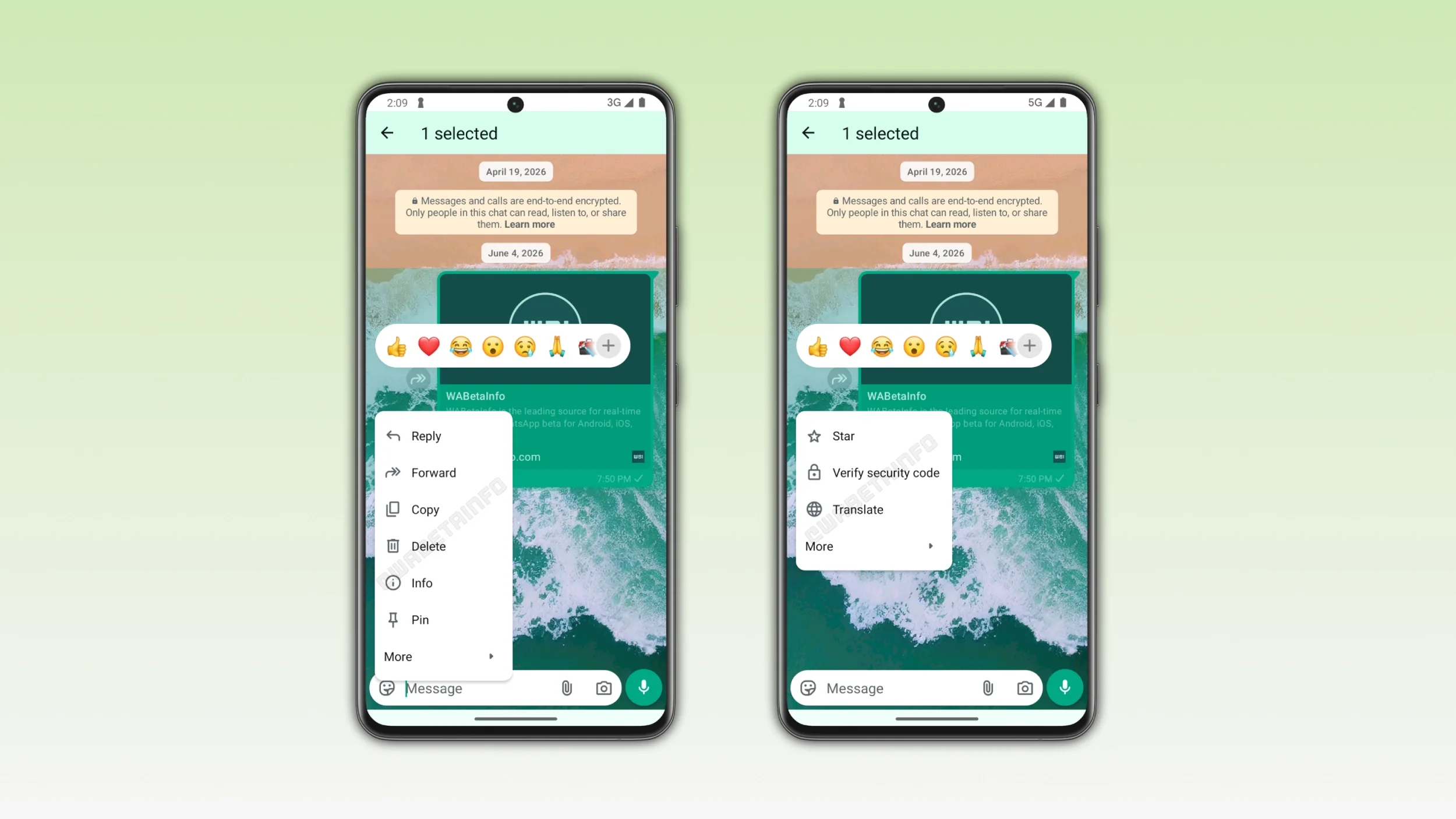 Android İçin WhatsApp Beta: Yenilenen Mesaj Menüsü ile Akıcı ve Tutarlı Deneyim