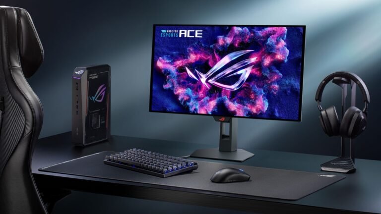 Asus’un OLED ve Color ePaper ile İki Zıt Yüzü: OLED Oyun Monitörü ve Renkli EPaper Dışa Açılan İkincil Ekran