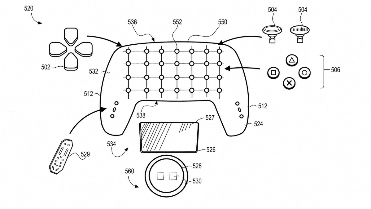 Sony’nin DualSense İçin Modüler ve Dokunmatik Ekranlı Patent Tasarımı