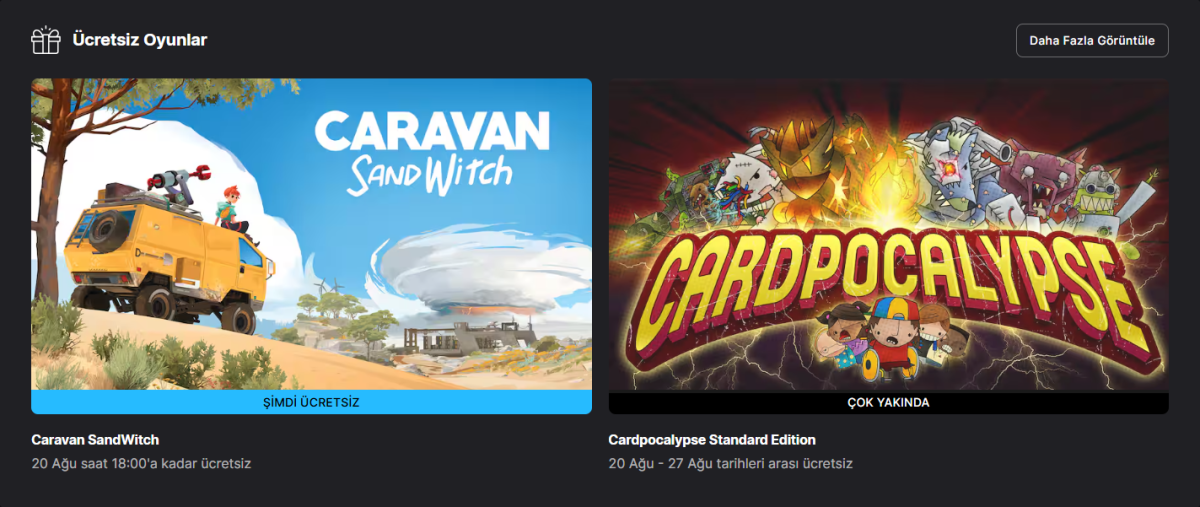 Haftanın Ücretsiz Epic Games Store Oyunu Caravan SandWitch Kütüphanende Yerini Aldı